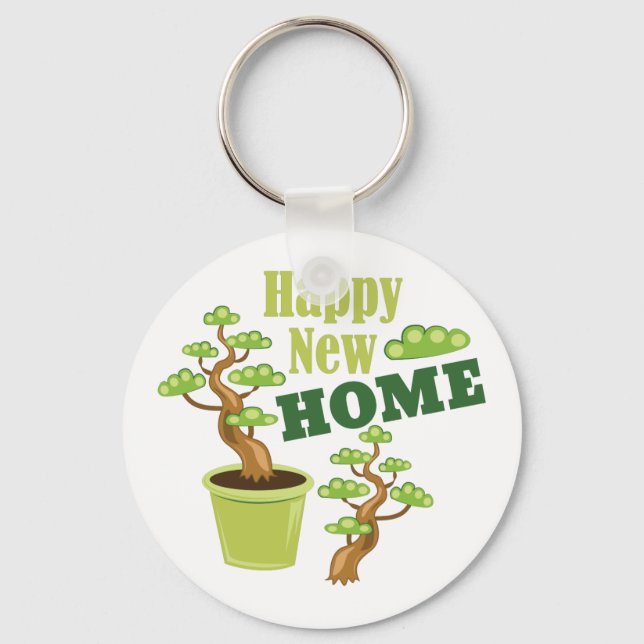 Llavero Feliz nuevo hogar (Anverso)