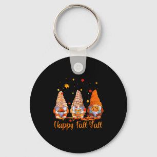 Llavero Feliz Otoño Para Todos Gnomos Calabaza Día de Acci