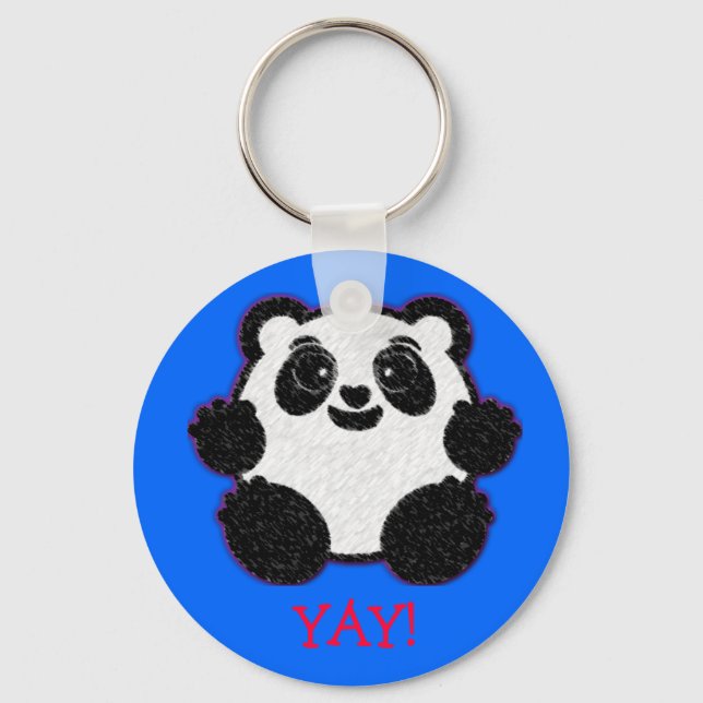 Llavero Feliz Panda (Anverso)