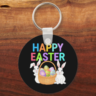 Llavero Feliz Pascua 2025  Huevos Conejito Conejito Lindo