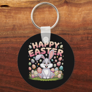 Llavero Feliz Pascua 2025  Huevos Conejo Conejito Lindo