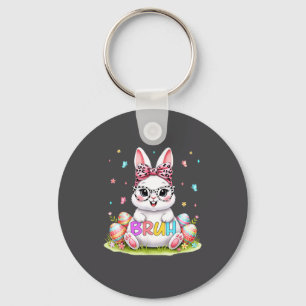 Llavero Feliz Pascua Bruh Conejo Conejito Huevos Día de Pa