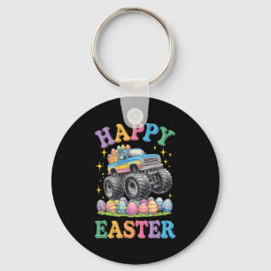 Llavero Feliz Pascua Camión Monstruo Divertido Aplasta Hue
