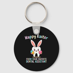 Llavero Feliz Pascua de su dentista favorito Instantáneo d