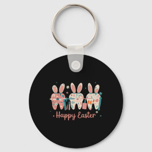 Llavero Feliz Pascua Dientes Diente Orejas de Conejo Denta