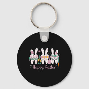 Llavero Feliz Pascua Dientes Diente Orejas de Conejo Denta
