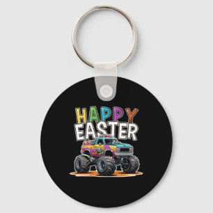 Llavero Feliz Pascua Monster Truck Caza de Huevos de Pascu