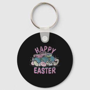Llavero Feliz Pascua Monster Truck Huevos De Pascua Para N