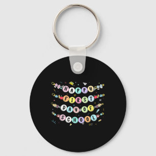 Llavero Feliz Primer Día De Escuela Pulsera De Regreso A L