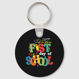 Llavero Feliz Primer Día De La Escuela De Vuelta A La Escu