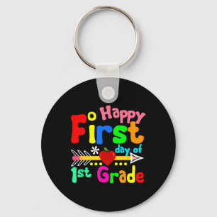 Llavero Feliz Primer Día De Maestra De Primer Grado Estudi