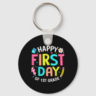 Llavero Feliz Primer Día De Maestros De 1er Grado Niños De