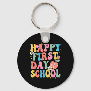 Llavero Feliz Primer Día De Maestros Escolares Niños De Vu