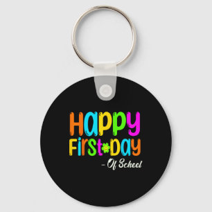 Llavero Feliz Primer Día Del Maestro Escolar De Vuelta A L
