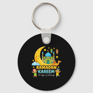 Llavero Feliz ramadán mubarak para jóvenes muchachos mes d