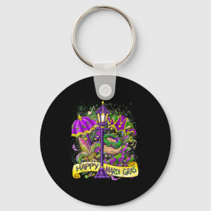 Llavero Feliz regalo de fiesta de Carnaval de Mardi Gras p