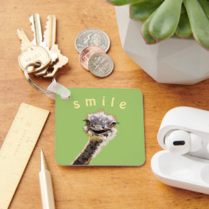 Llavero Feliz regalo de Ostrich Keychain - Sonrisa