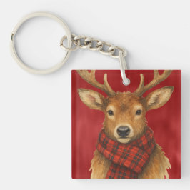 Llavero Feliz reno navideño