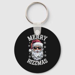 Llavero Feliz Rizzmas divertido Navidad Santa Claus Feliz