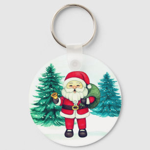 Llavero Feliz Santa Claus
