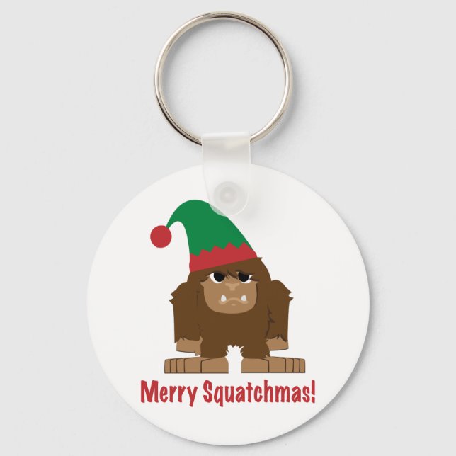 Llavero Feliz Squatchmas! (Anverso)