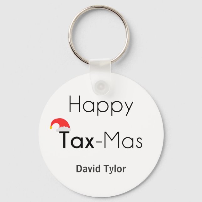 Llavero Feliz TaxMas (Anverso)