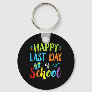 Llavero Feliz Último Día De Verano Escolar Idea De Regalo