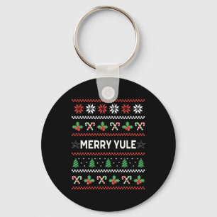 Llavero Feliz Yule Feo Navidad Fiesta de Invierno Wiccano