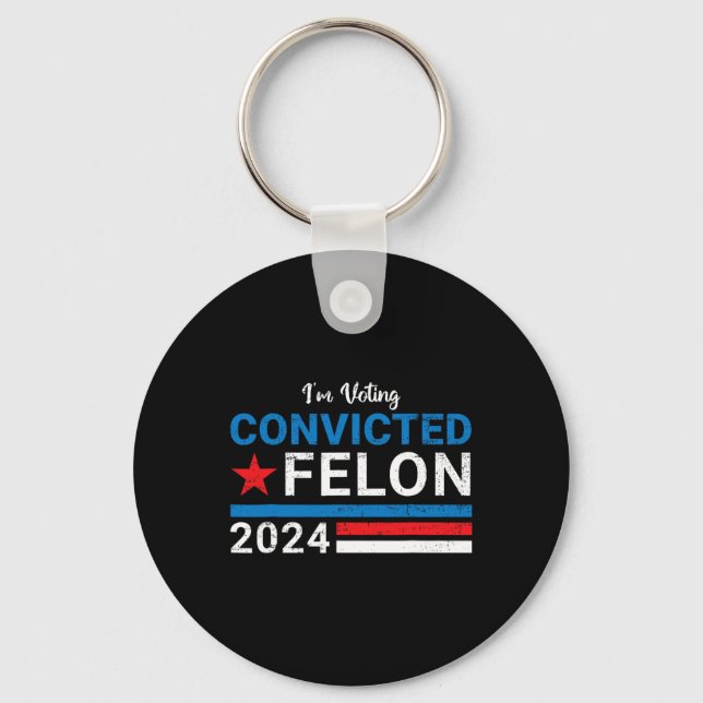 Llavero Felon19 condenado en 2024 (Anverso)