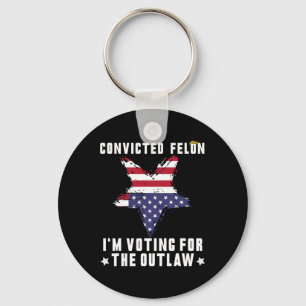 Llavero Felon 2024 Donald Trump 2024 recupere a Estados Un