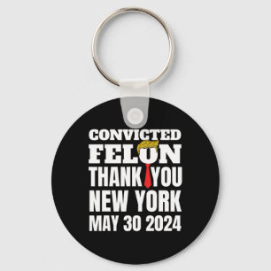 Llavero Felon Trump Hair Tie Gracias Nueva York 5-30-24