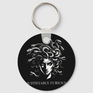 Llavero Feminis de mitología griega Medusa justificadament