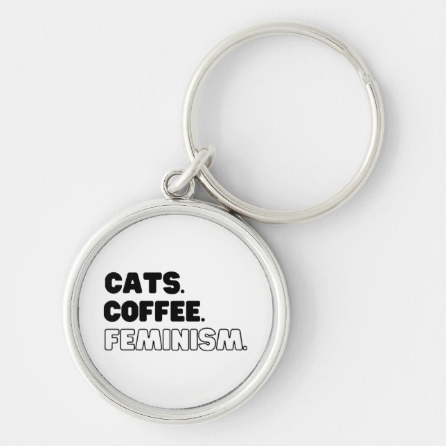 Llavero Feminismo de Cats Coffee (Frente)