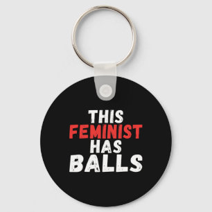 Llavero Feminismo tiene pelotas