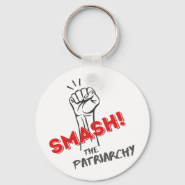 Llavero feminista, aplasta el patriarcado -