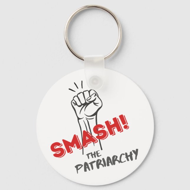 Llavero feminista, aplasta el patriarcado - (Anverso)