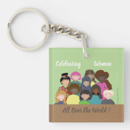 Llavero feminista de la igualdad el | de las caras