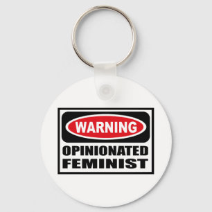 Llavero FEMINISTA PERTINAZ amonestador