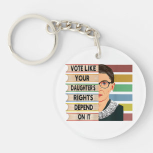 Llavero Feminista Ruth Bader Ginsburg RBG Frase Chica Con 