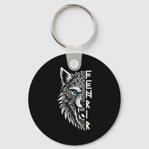 Llavero Fenrir Lobo Vikingo de Odín Nórdico Vikingo Celta