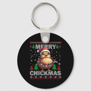 Llavero Feo para Bo de los Navidades de pollo graciosos de