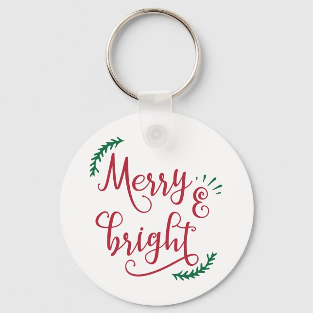 Llavero feriado alegre y brillante (Anverso)