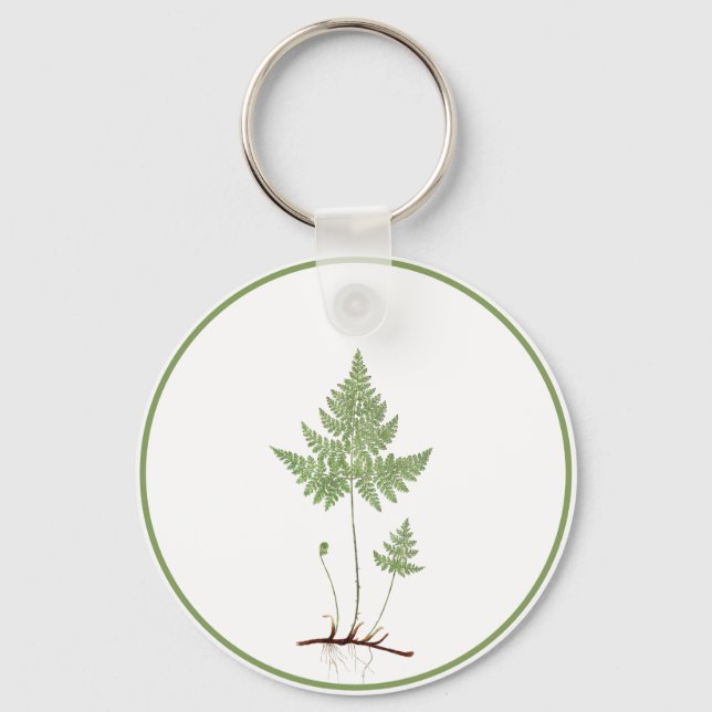 Llavero Fern simple, (Anverso)