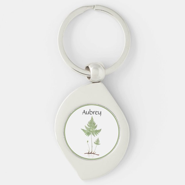 Llavero Fern simple, (Anverso)