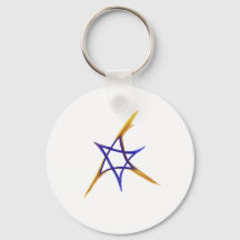 Feroy Star of David Keychain