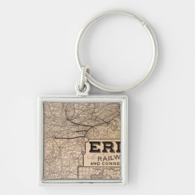Llavero Ferrocarril y conexiones de Erie (Frente)