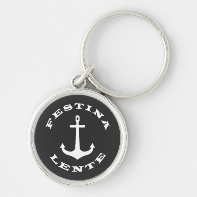 Llavero Festina lente (Frente)