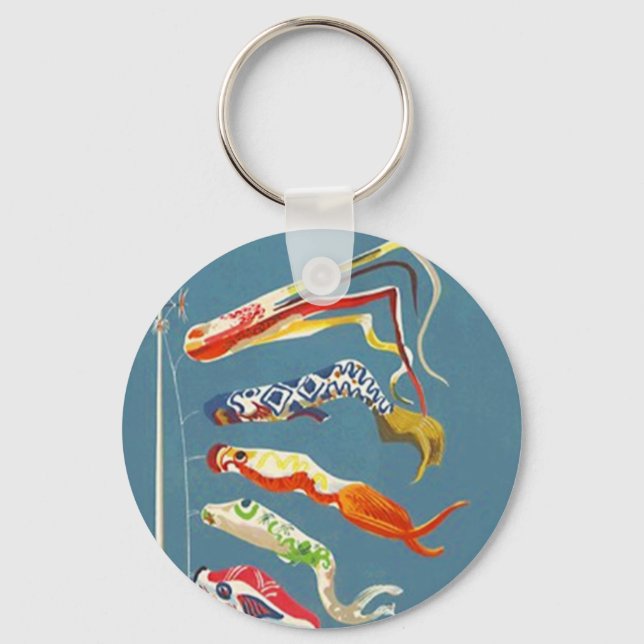 LLAVERO FESTIVAL DE KEYCHAIN KOINOBORI FISH CARP STREAMERS (Anverso)