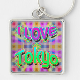Llavero Festival de Tokio 1. Keychain de "I LOVE Tokyo"