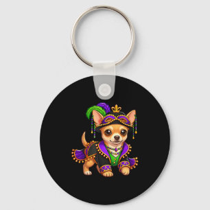 Llavero Festival del perro Chihuahua divertido minimalista